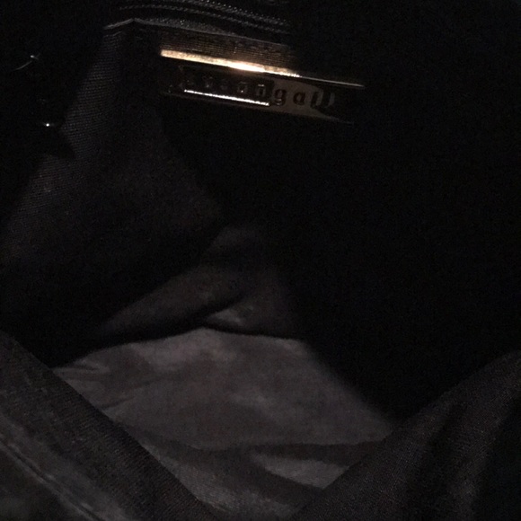 Susan Gail Black Leather Shoulder Bag - Picture 8 of 11